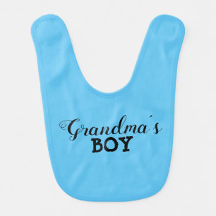 Grandma's Boy Baby Bib
