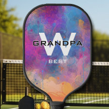 Grandma's Bubbles Paddle Abstract Art Monogramed