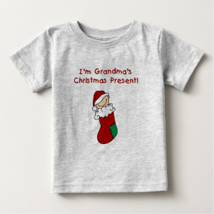Grandma's Christmas Present Baby T-Shirt