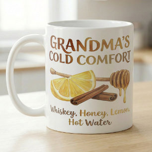Grandma's Cold Comfort Hot Toddy Recipe Coffee Mug