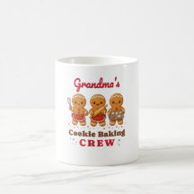 Grandma's Cookie Baking Crew Christmas Mug