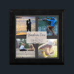 Grandma's Crew Custom  4 Photo Grid  Gift Box<br><div class="desc">Adorably cute with a 4 photo block to personalize. A beautiful gift for grandma or a treat for yourself</div>