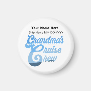 Grandma's Cruise Crew Magnet