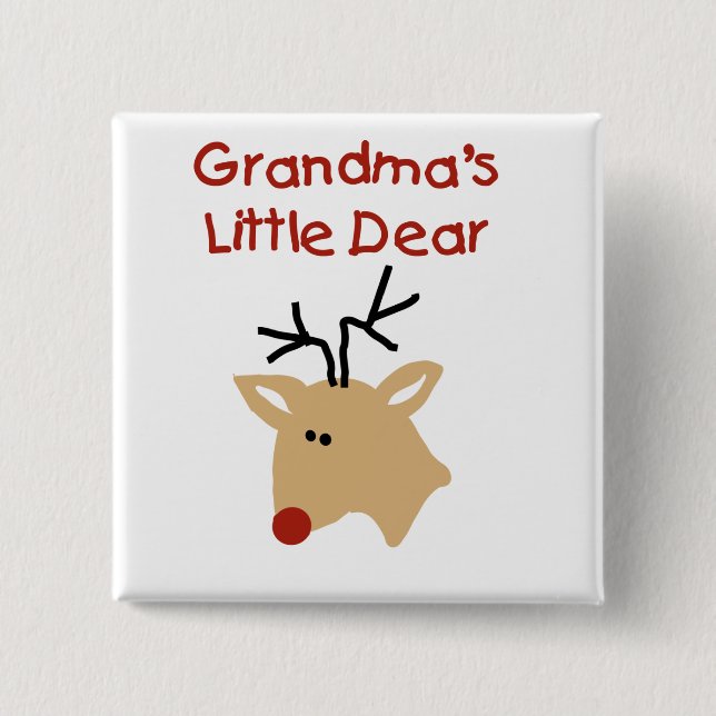 Grandma's Dear Tshirts and Gifts Pinback Button (Front)