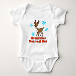 Grandma's Deer-est One Baby Bodysuit