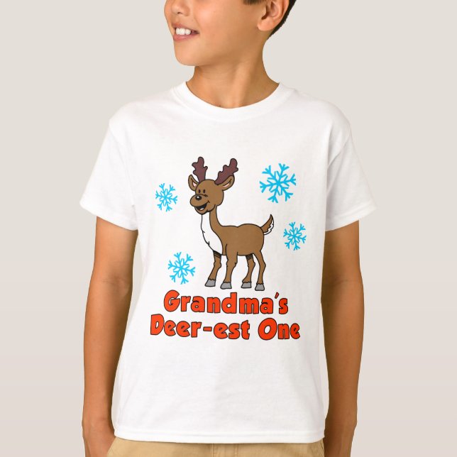 Grandma's Deer-est One T-Shirt (Front)