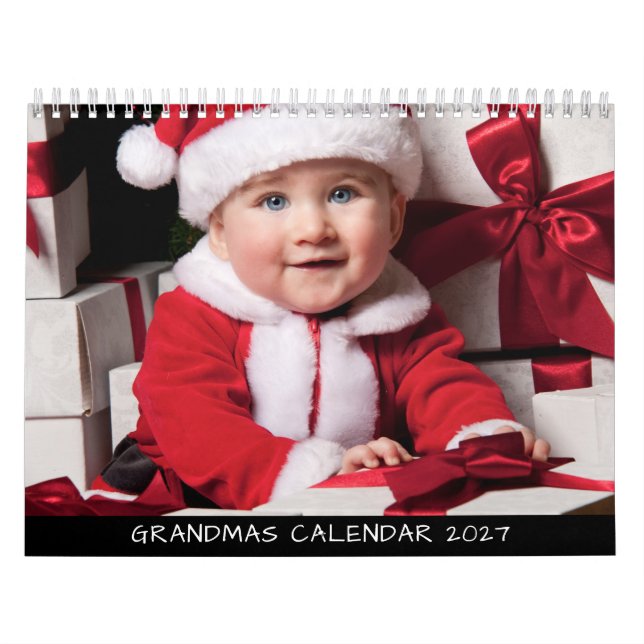 Grandmas Family Photos 2027 Calendar (Cover)