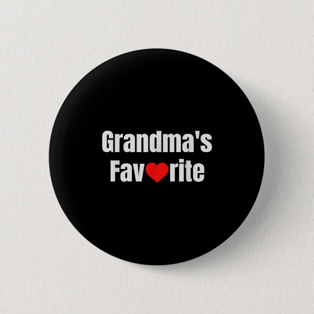 Grandma's Favorite  Button (Front)