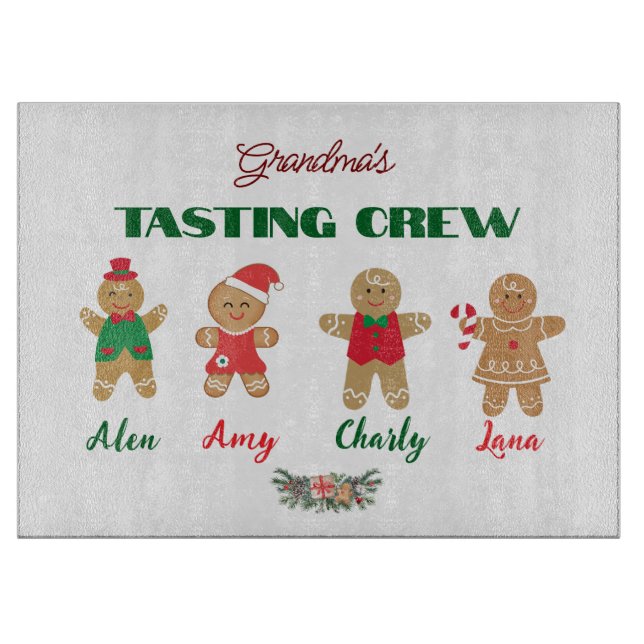 Grandma's favorite Cookies Cutting Board (Front)