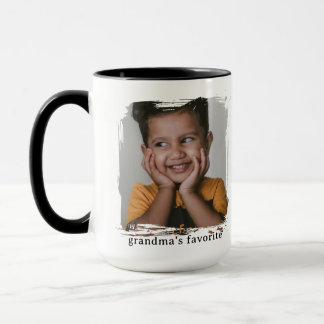 Grandmas Favorite Custom Photo Mug