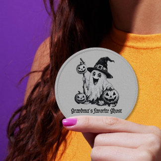 Grandma's Favorite Ghost Vintage Halloween Patch
