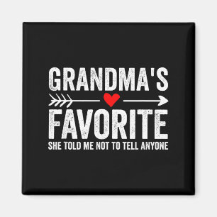 Grandmas Favorite Grandchild  Magnet