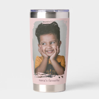Grandmas Favorite Photo Coffee Tumbler Funny Kids