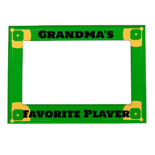 Grandma's Favorite Player Baseball/Softball Field Magnetic Frame