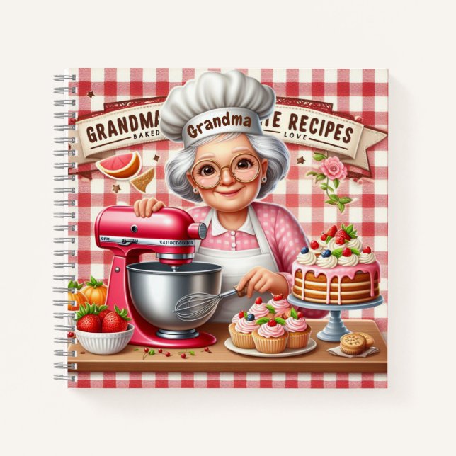 Grandma's Favorite Recipes Notebook (Front)