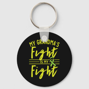 Grandma's Fight Is My Fight Kidney Disease Awarene Keychain