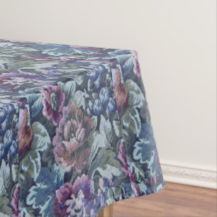 Grandma's Floral Couch Pattern Image Tablecloth