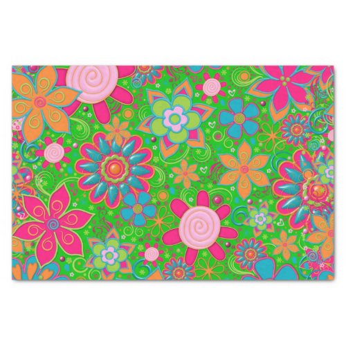 Grandmas Garden_TISSUE WRAPPING PAPER 04