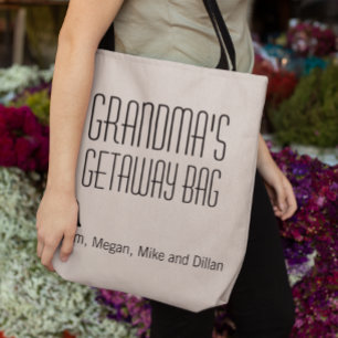 Grandma's Getaway Bag from grandkids