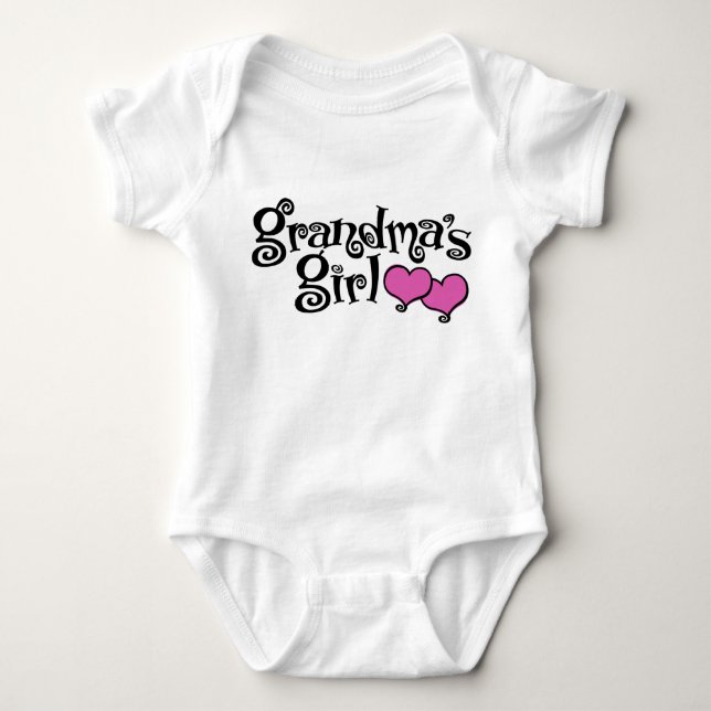 Grandma's Girl Baby Bodysuit (Front)