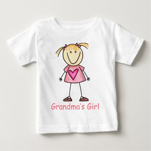 Grandmas Girl Baby T_Shirt