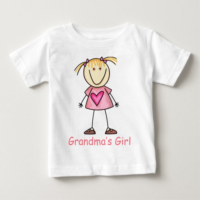 Grandma's Girl Baby T-Shirt (Front)