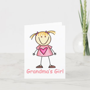 Grandma's Girl Letterpress Thank You Card