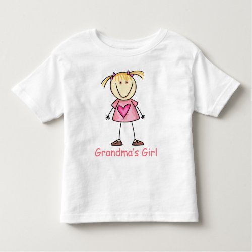 Grandmas Girl Toddler T_shirt