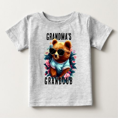 Grandmas Grandcub Baby T_Shirt
