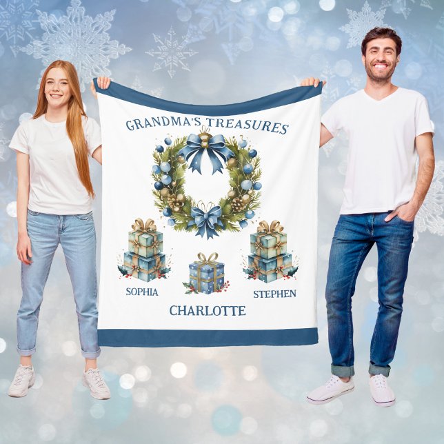 Grandma's Grandkids Names Blanket (Grandma's Grandkids Names Blanket)