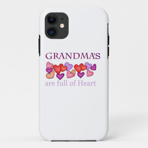Grandmas Heart iPhone Case