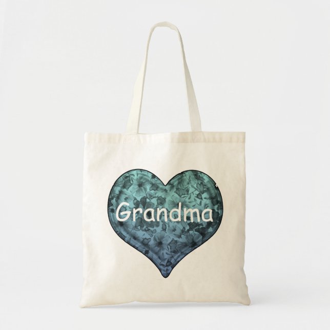 GRANDMA'S HEART TOTE BAG TEMPLATE (Front)