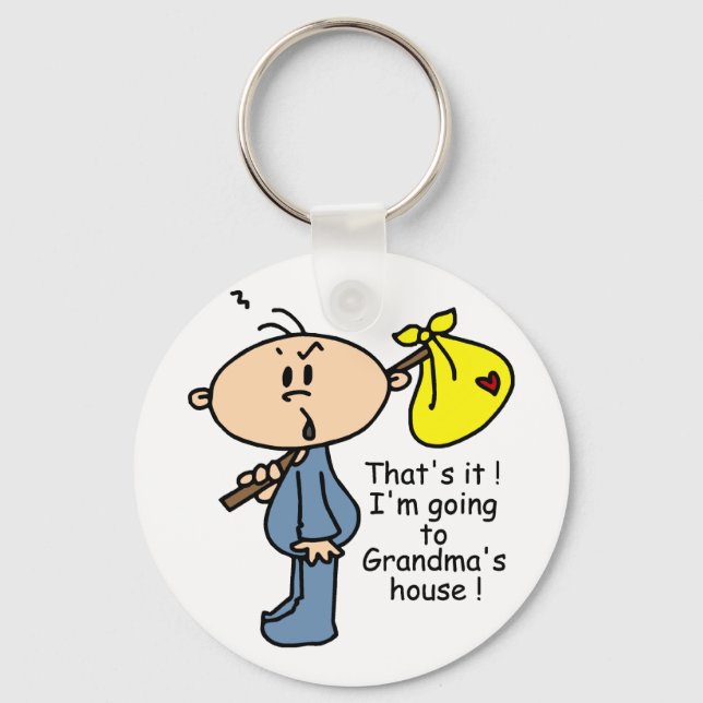 Grandma's House Baby (BLUE) Keychain (Front)