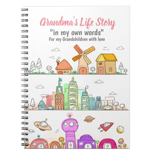 Grandmas Journal to record lifestory for Grandkids