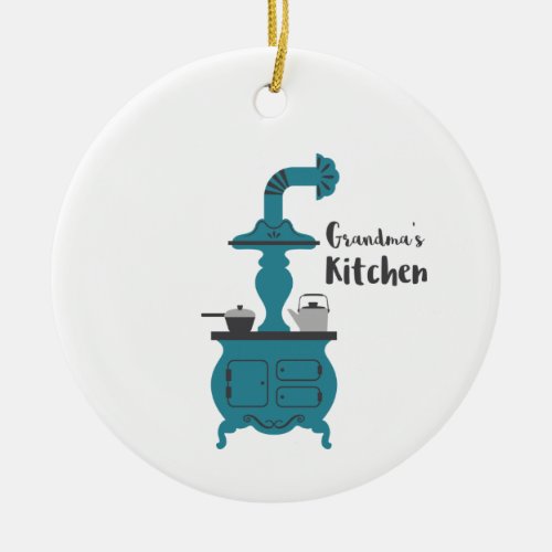 Grandmas Kitchen Ceramic Ornament