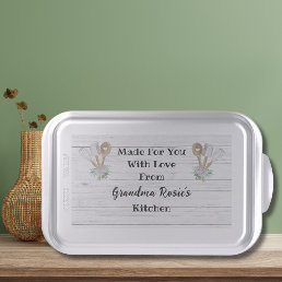 Grandma&#39;s Kitchen | Made With Love Personalized Cake Pan