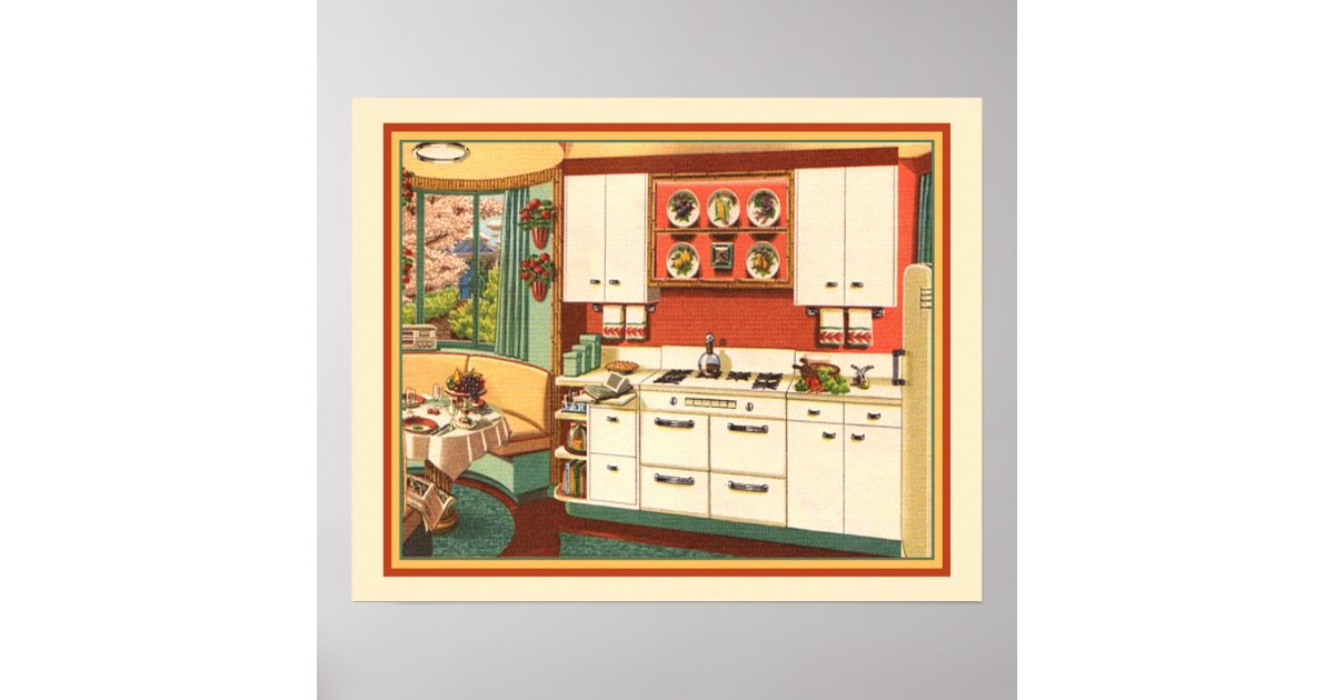 Grandma's Retro 1950's Kitchen