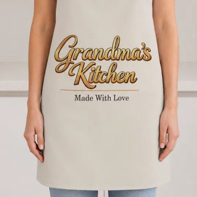 Grandma's Kitchen Personalized Apron (Creator Uploaded)