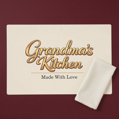 Grandma's Kitchen Personalized Placemat