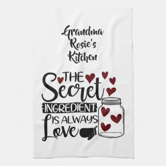 Grandma's Kitchen | Secret Ingredient is Love Towel