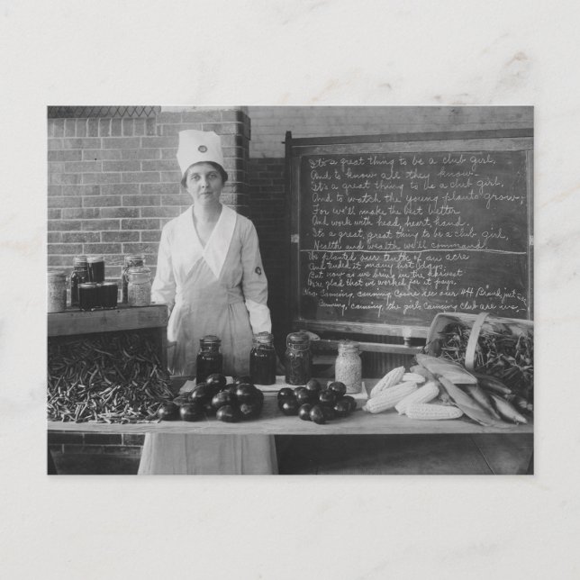 Grandma's Kitchen - Vintage Postcard (Front)