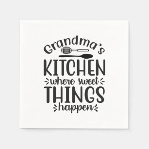 Grandma's Kitchen, Where Sweet Things Happen. Grandmas Kitchen Gift, |  Poster