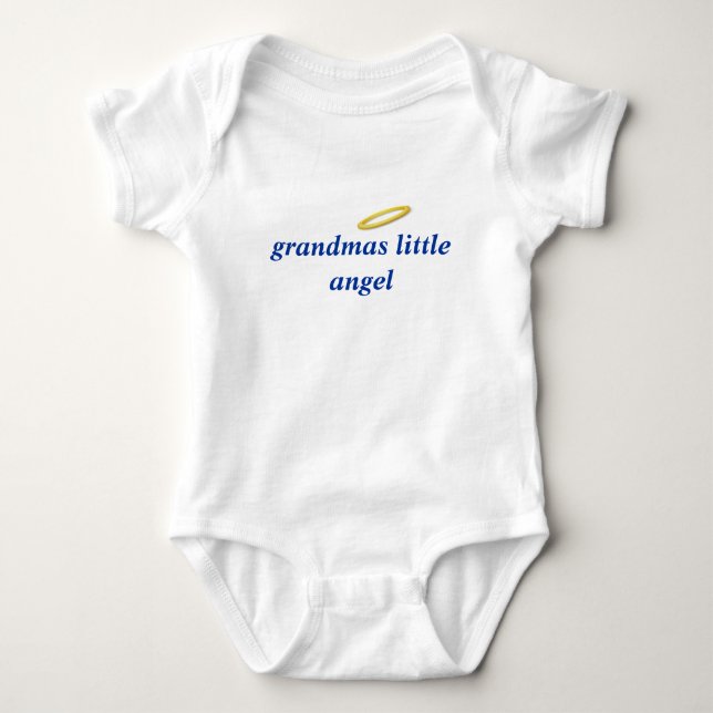 grandmas little angel baby bodysuit