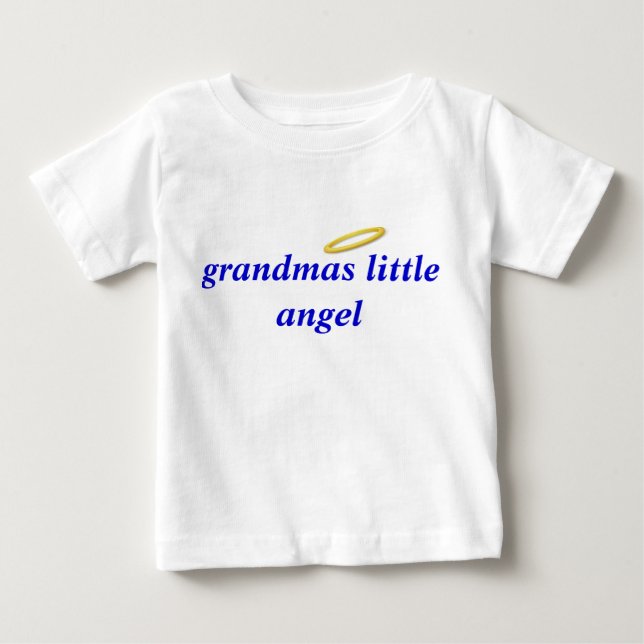 grandmas little angel baby T-Shirt (Front)