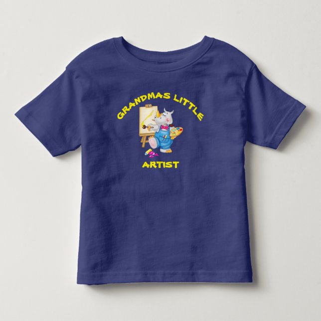 Grandmas Little Artist Toddler T-shirt (Front)