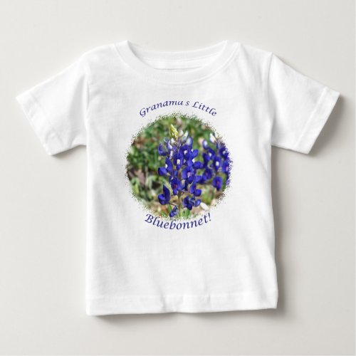 Grandmas Little Bluebonnet Baby Shirt