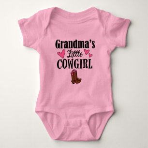 GRANDMA'S LITTLE COWGIRL Tutu Bodysuit