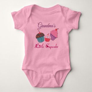 Grandma's Little Cupcake Baby Tutu Bodysuit