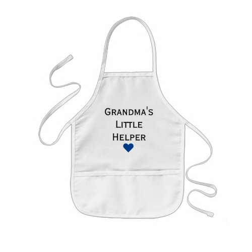 Grandmas Little Helper Grandkids Kids Apron