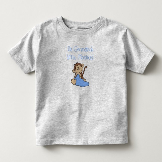 Grandma's Little Monkey Toddler T-shirt (Front)
